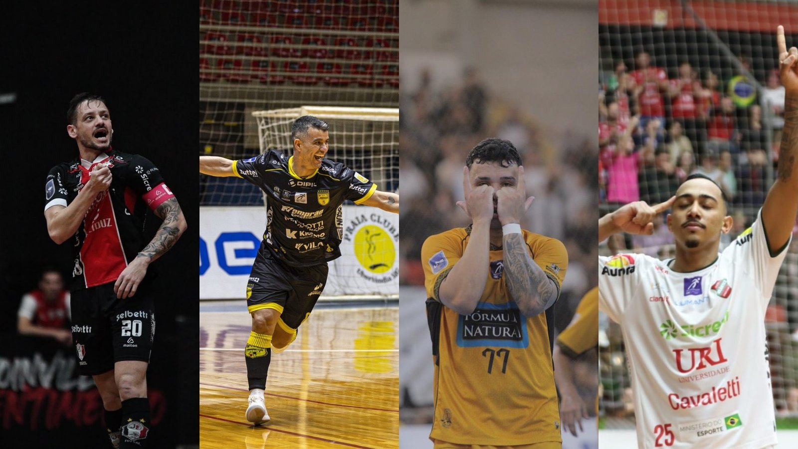 Semifinal da Liga Nacional de Futsal: veja os confrontos e as campanhas