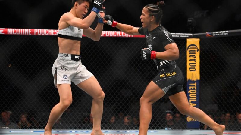 UFC: Natália Silva vence Wang Cong e conquista cinturão do peso-mosca