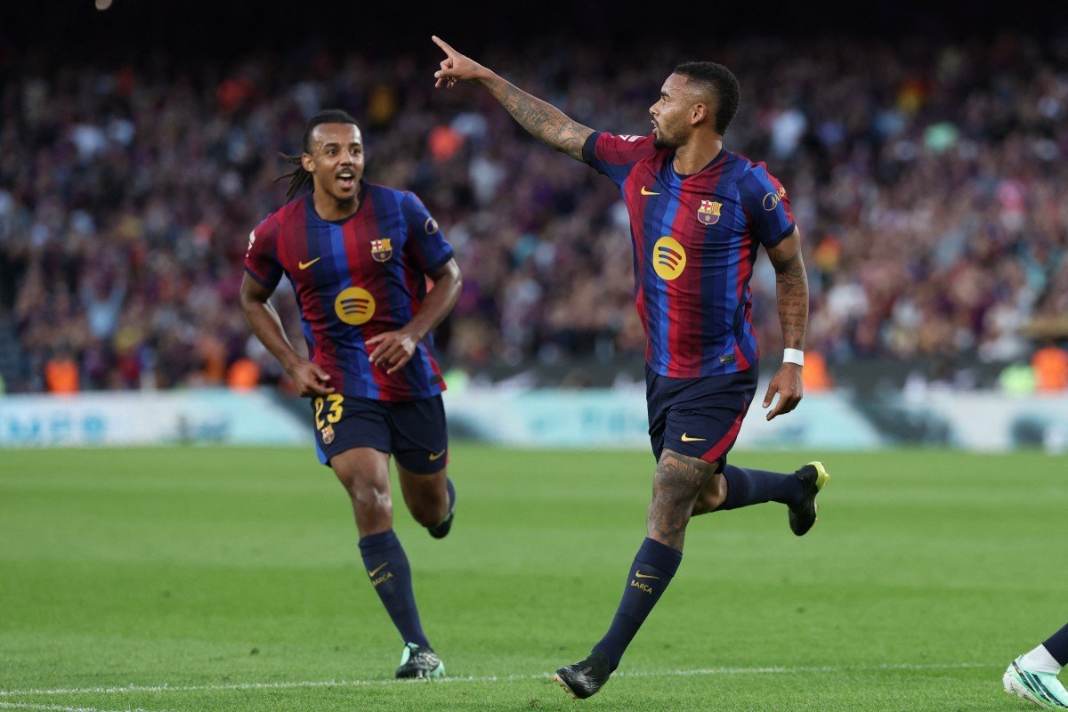 Gabriel Jesus é o vice-líder do Barcelona em média de participação em gols por minuto; veja
