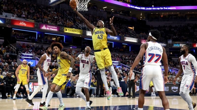 76ers aplicam virada no último quarto e voltam a vencer diante do Indiana Pacers