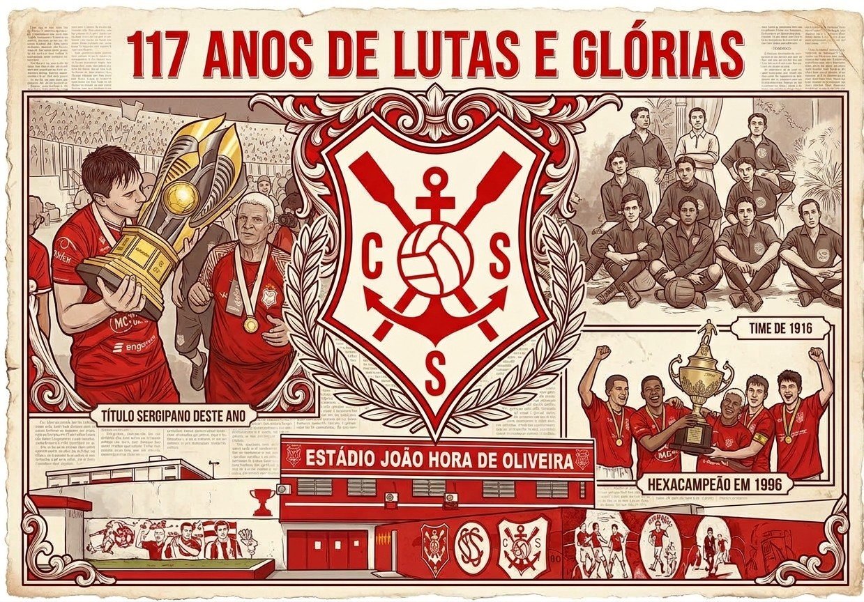 Sergipe comemora aniversário em ano de marcas históricas para o futebol do clube