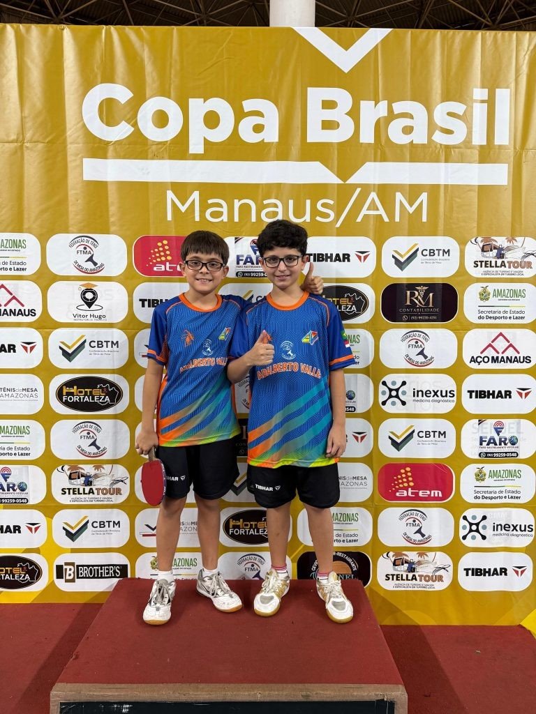 Dupla de mesatenistas amazonenses participará de treinamento da Seleção Brasileira