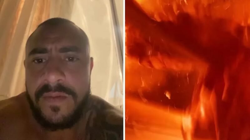 Vídeo: brasileiro voluntário na Ucrânia filma momento em que drone russo atinge prédio onde está