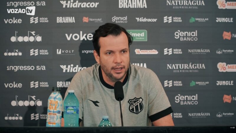 Daniel Paulista não vê Ceará livre do rebaixamento com 45 pontos e aponta caminho para permanência