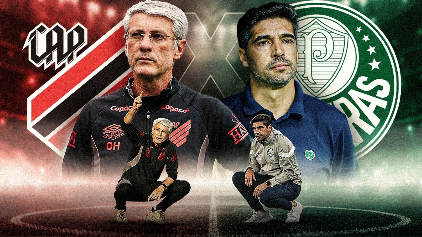 Athletico x Palmeiras: Odair e Abel fazem duelo de técnicos longevos com perfis similares