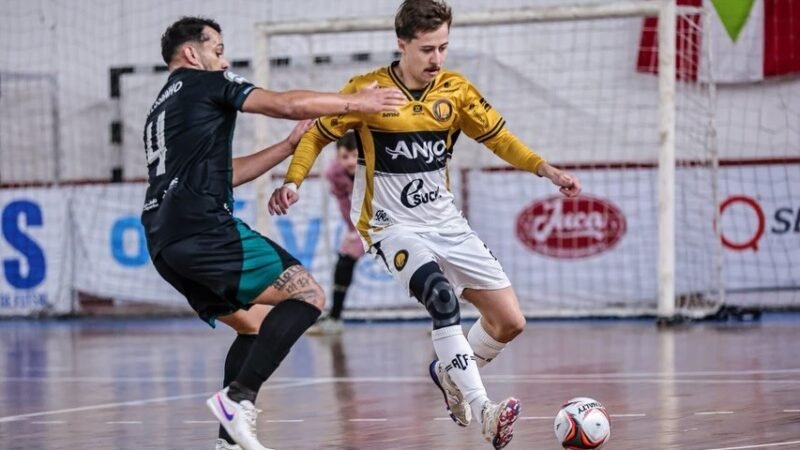 Criciúma e São João ficam no empate pela 8ª rodada do Brasileiro de Futsal