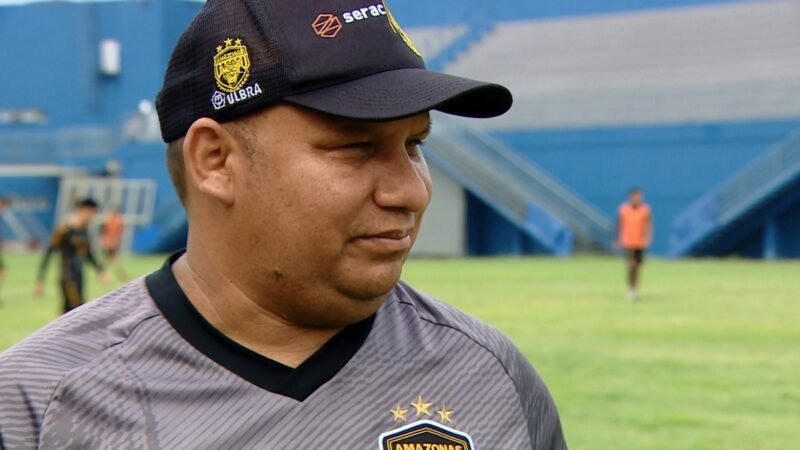 Técnico do Amazonas prega respeito ao Atlético-MG, mas diz: “Confiamos no nosso ataque”