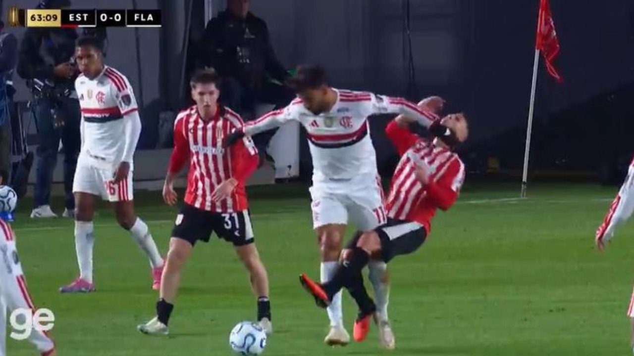 Estudiantes x Flamengo: veja o lance de Paquetá que gerou pedido de expulsão
