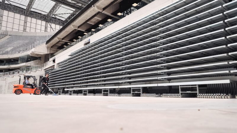 Athletico mostra como funciona nova arquibancada retrátil na Arena da Baixada; assista