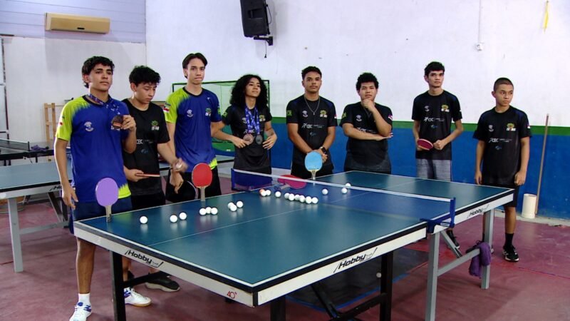 Projeto em Manaus busca revelar novos talentos do tênis de mesa para o Brasil