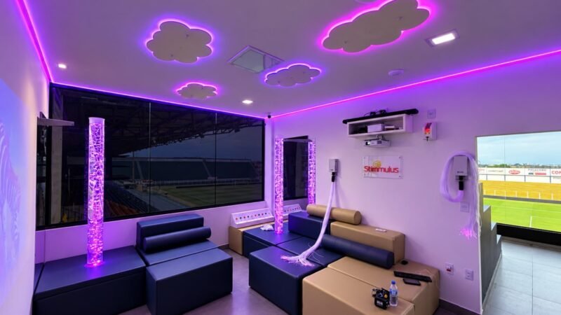 Estádio do Mirassol inaugura salas sensoriais para autistas; veja as fotos