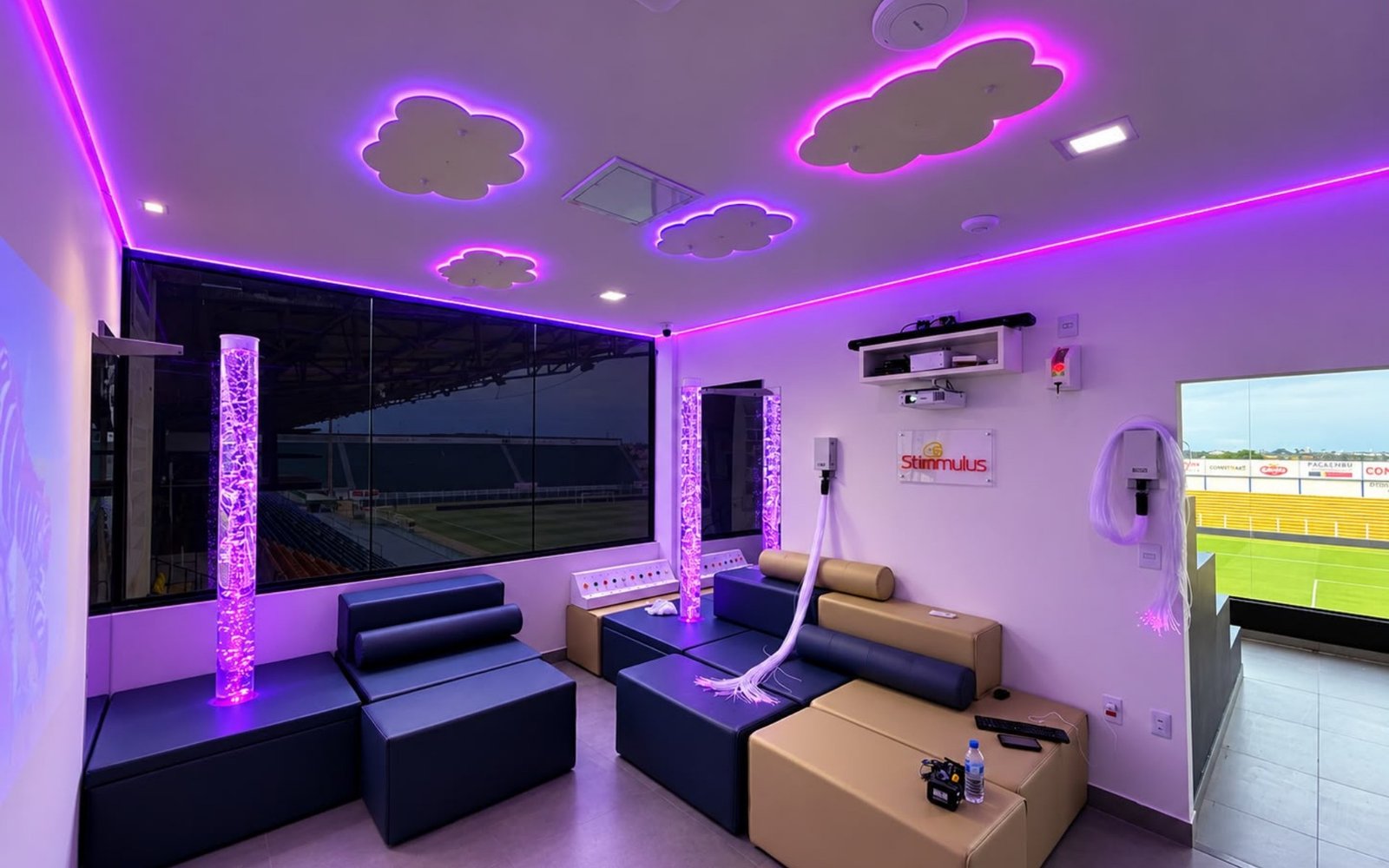 Estádio do Mirassol inaugura salas sensoriais para autistas; veja as fotos