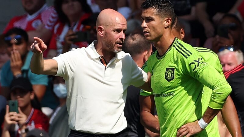 Ten Hag lembra trabalho com Cristiano Ronaldo no United: “Me decepcionou muito”