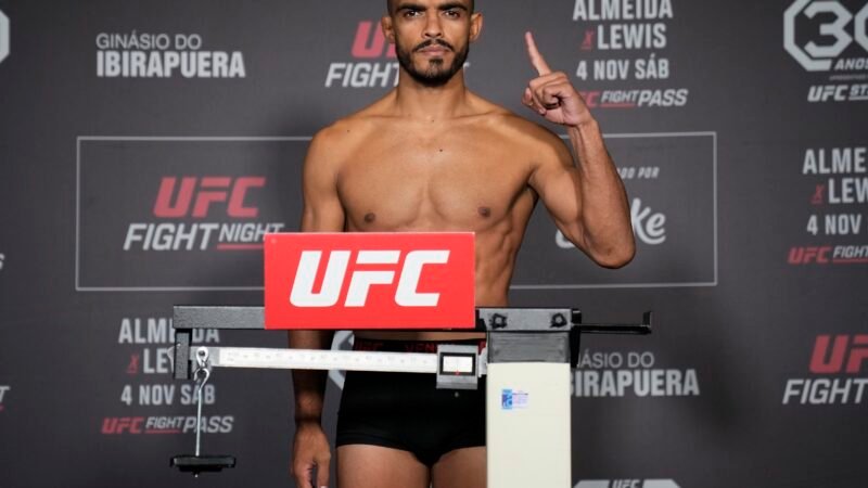 Brasileiro sofre quarta derrota consecutiva e é dispensado do UFC