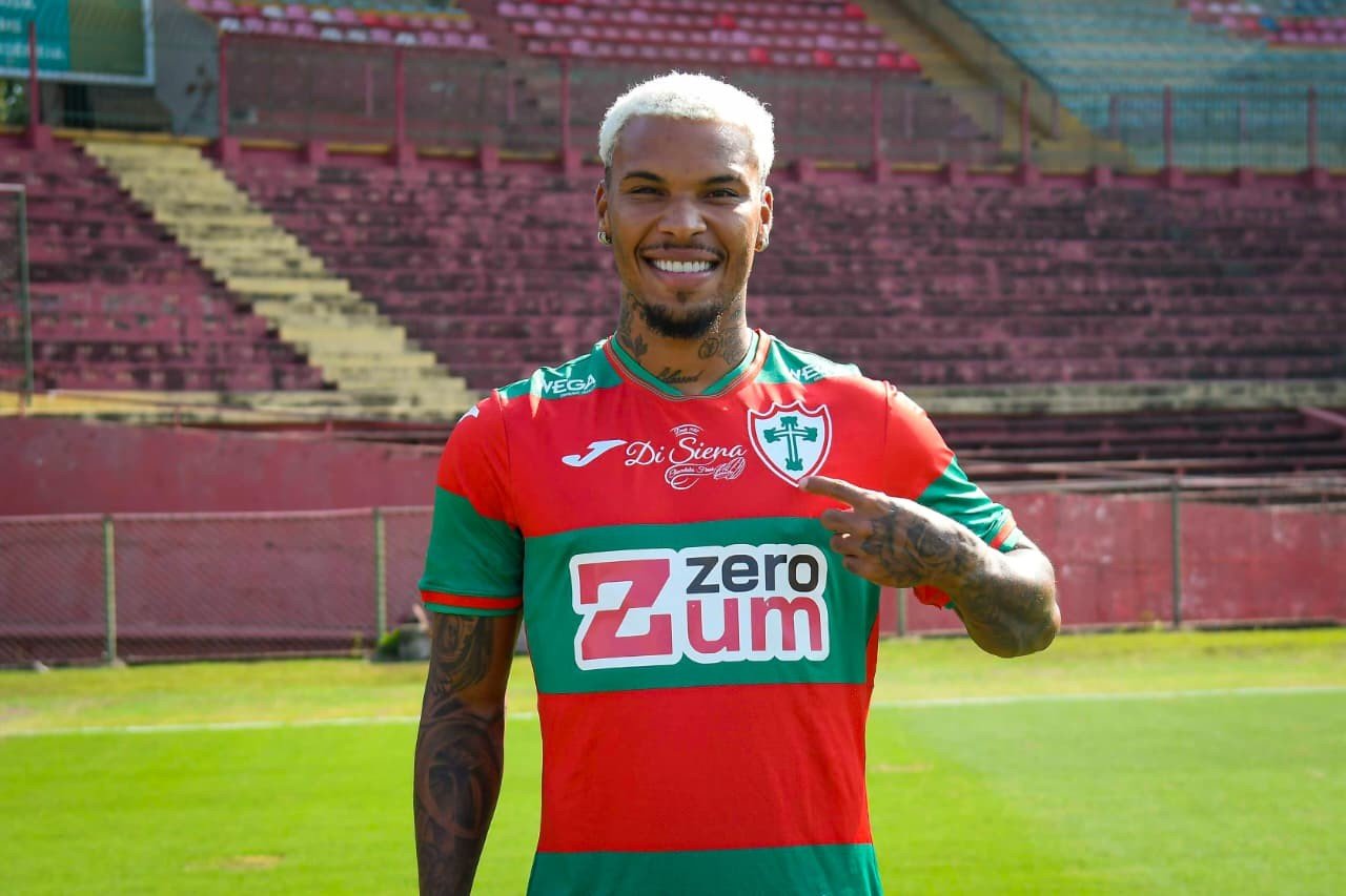 ABC anuncia atacante Guilherme Santos, ex-Portuguesa e Botafogo-PB