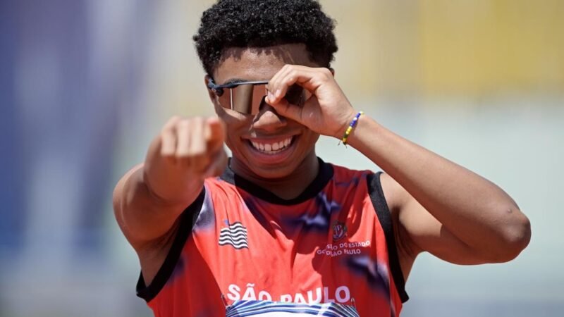 Velocista de Praia Grande fatura o ouro nos 100m dos Jogos da Juventude