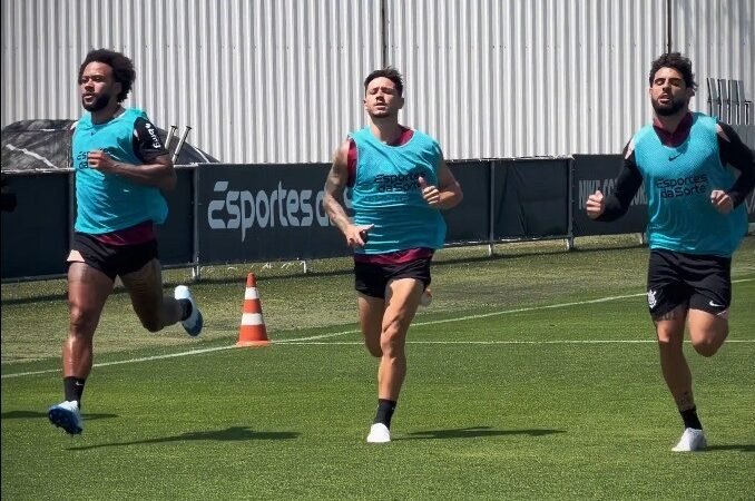 Trio GYM: Corinthians volta a contar com Garro, Yuri e Memphis depois de quatro meses