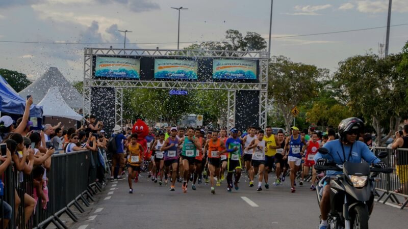 Corrida ao pôr do sol deve reunir mais de 3,5 mil atletas na Ponta Negra, em Manaus