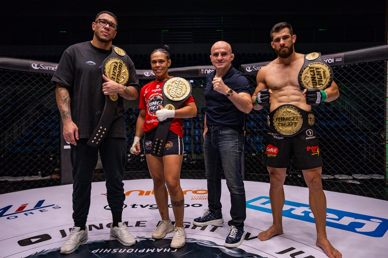Jungle Fight 155: Campeões definem combates pela via rápida