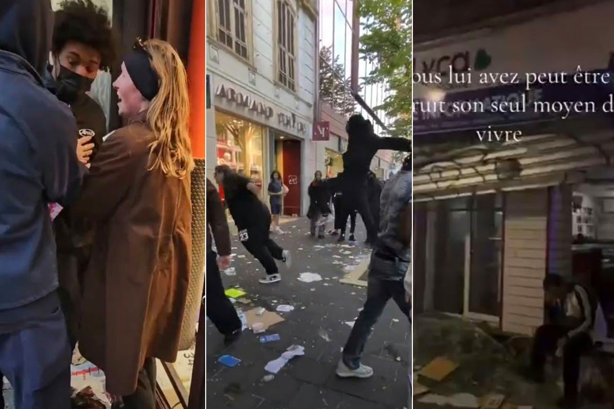 Protestos na França: VÍDEOS mostram saques em lojas e desespero de comerciantes