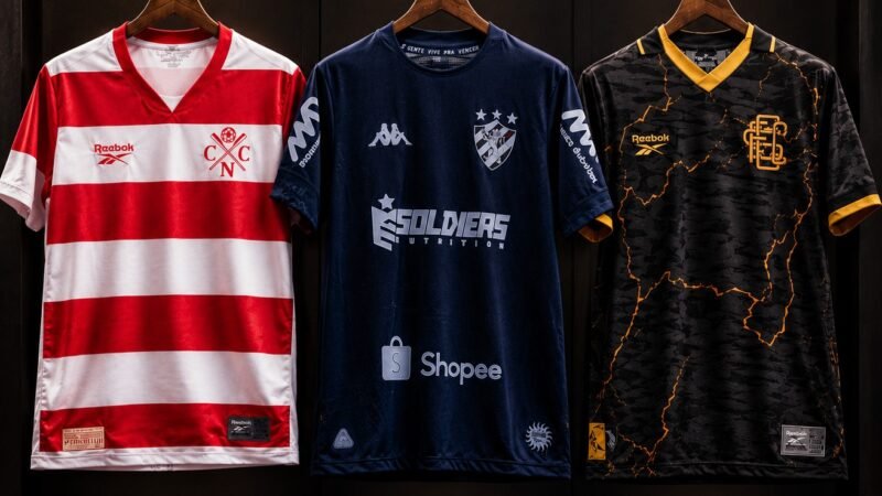 Náutico, Sport ou Santa Cruz? Qual clube lançou o terceiro uniforme mais bonito em 2026? Vote!