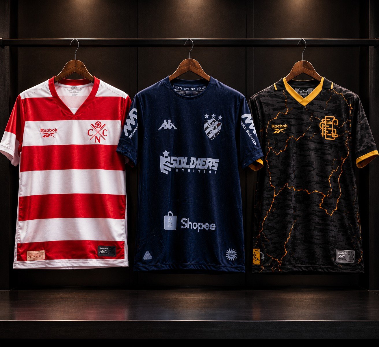 Náutico, Sport ou Santa Cruz? Qual clube lançou o terceiro uniforme mais bonito em 2026? Vote!