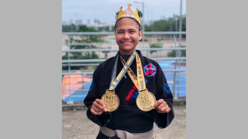 Aos 12 anos, Melyssa Cardoso conquista dois ouros no Rei do Rio e é bicampeã do ranking estadual