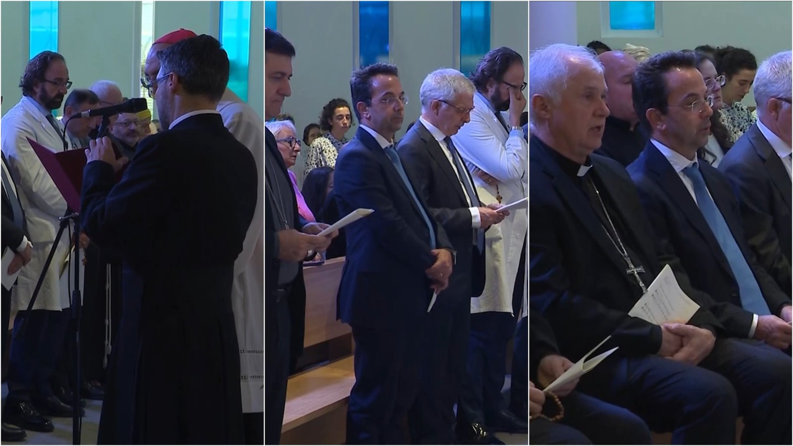 VÍDEO mostra médicos rezando o terço antes de cirurgia do Papa