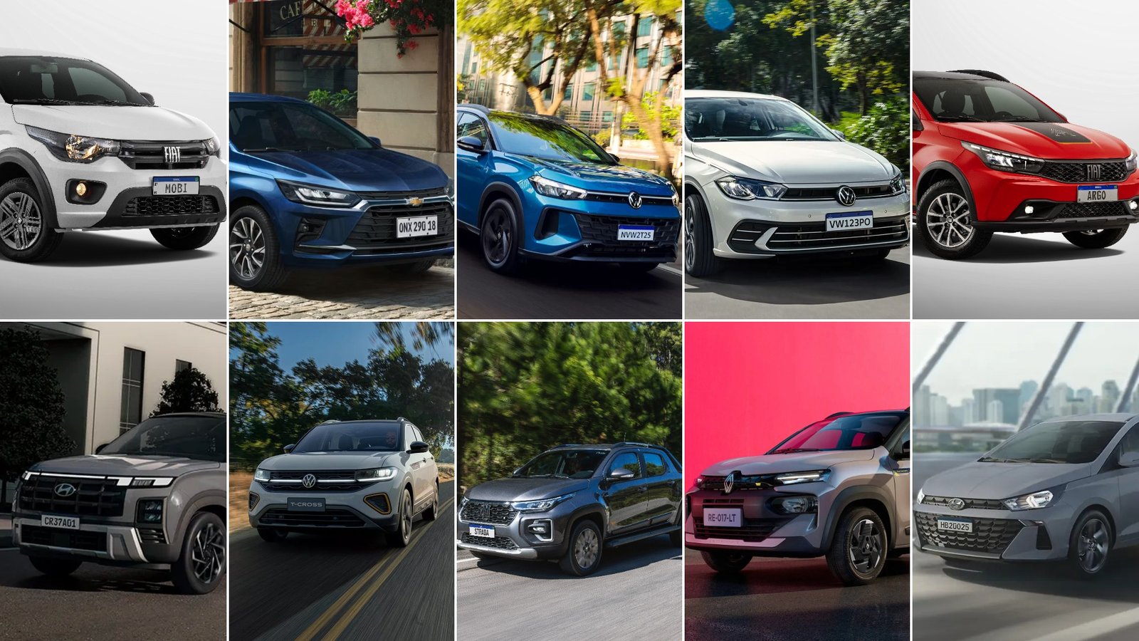 LISTA: veja quais dos 10 carros mais vendidos do Brasil gastam menos combustível