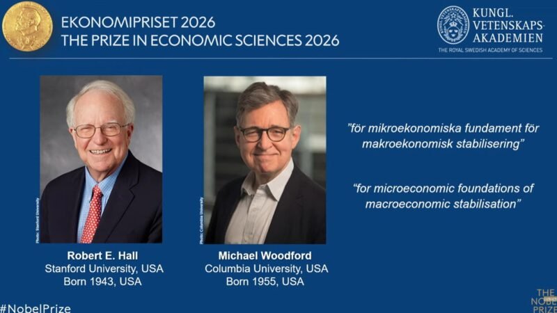 Nobel de Economia 2026 vai para Robert E. Hall e Michael Woodford