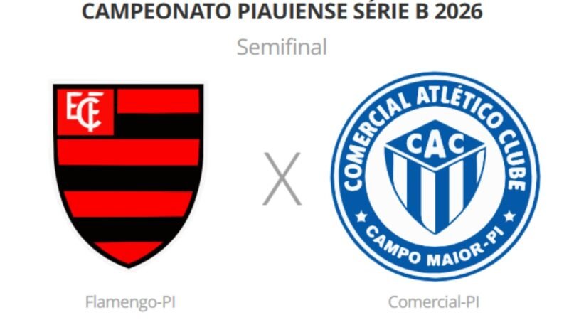 Flamengo-PI x Comercial-PI: veja horário, prováveis escalações e arbitragem