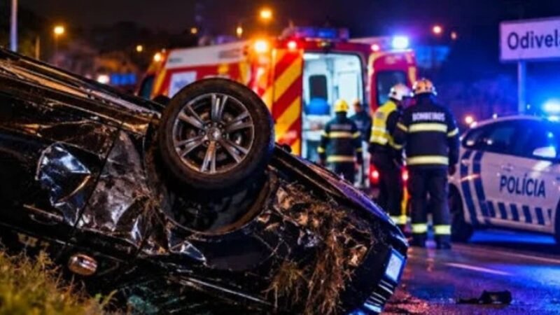 Brasileira morre após carro capotar em Portugal