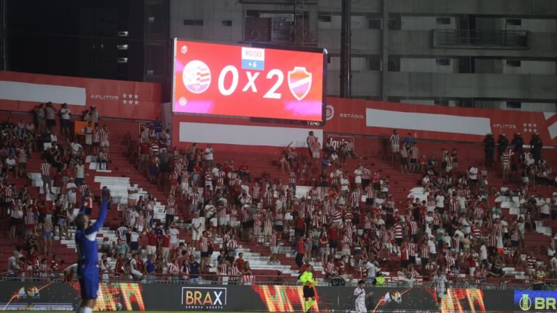 Atual risco de queda do Náutico é o maior do clube nas últimas nove rodadas da Série B
