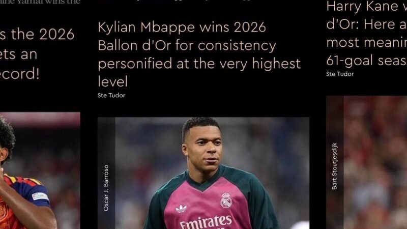 France Football comete gafe e divulga Yamal, Mbappé e Kane como vencedores da Bola de Ouro; veja