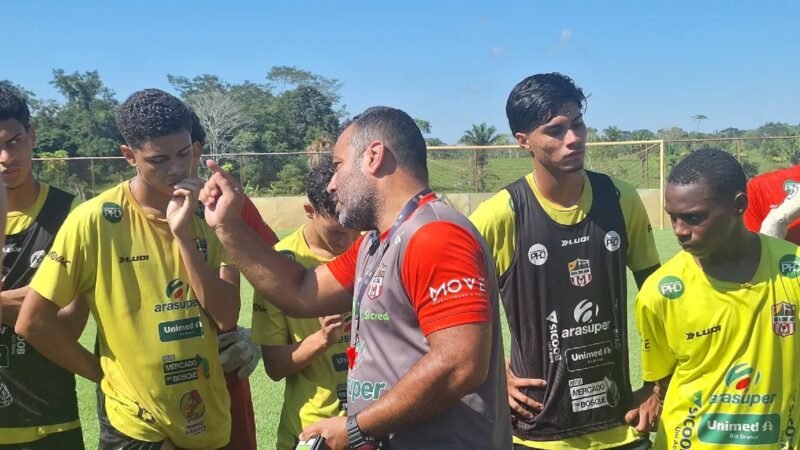 Santa Cruz-AC viaja para Manaus nesta segunda-feira para desafio na 2ª fase da Copa do Brasil Sub-20