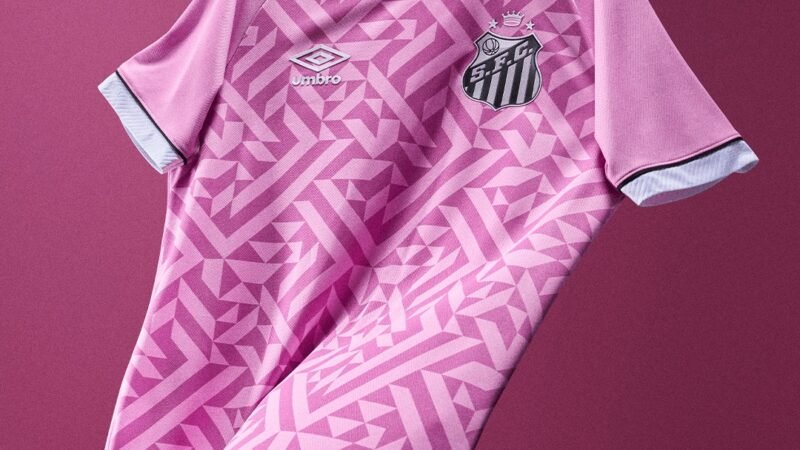 Santos lança camisa em homenagem à campanha do Outubro Rosa