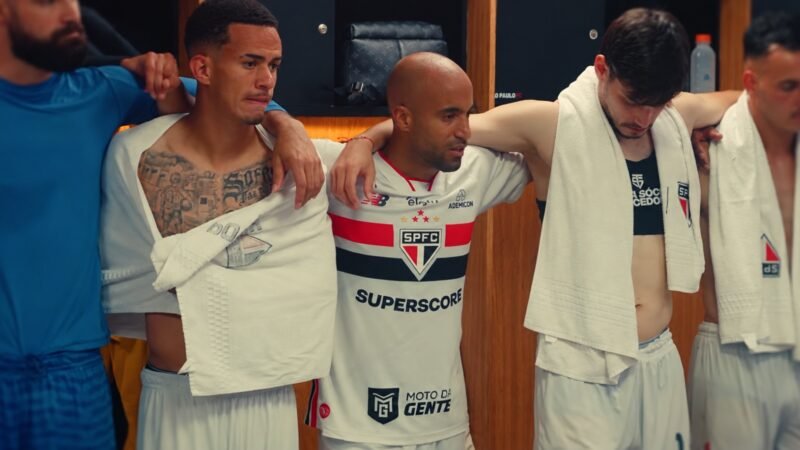 Lucas faz discurso e chora após vitória do São Paulo: “Eu não via a hora”; veja vídeo de bastidores
