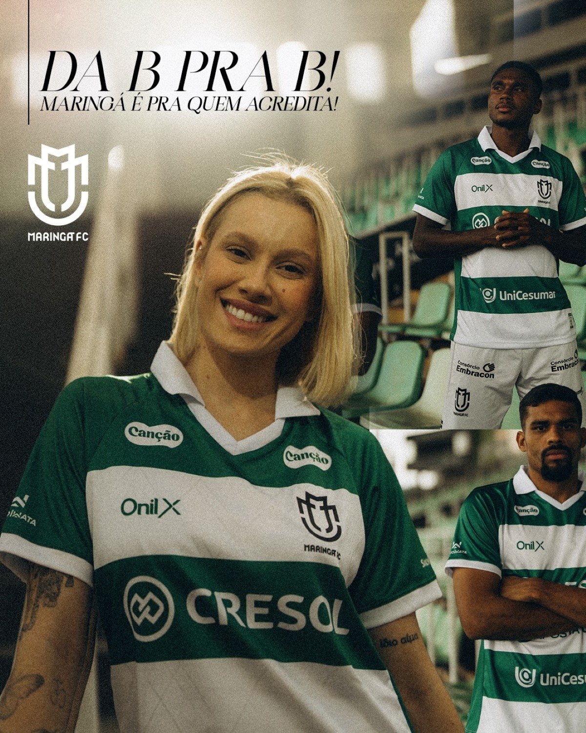 Maringá lança camisa em celebração à trajetória rumo ao acesso à Série B; veja imagens