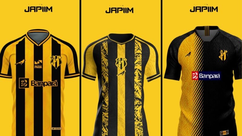 Torcedor do Castanhal pode escolher nova camisa para 2027; veja os modelos
