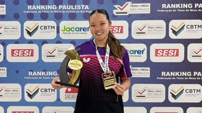 Lana Ozeki conquista o Paulista de tênis de mesa e garante vaga na seleção estadual