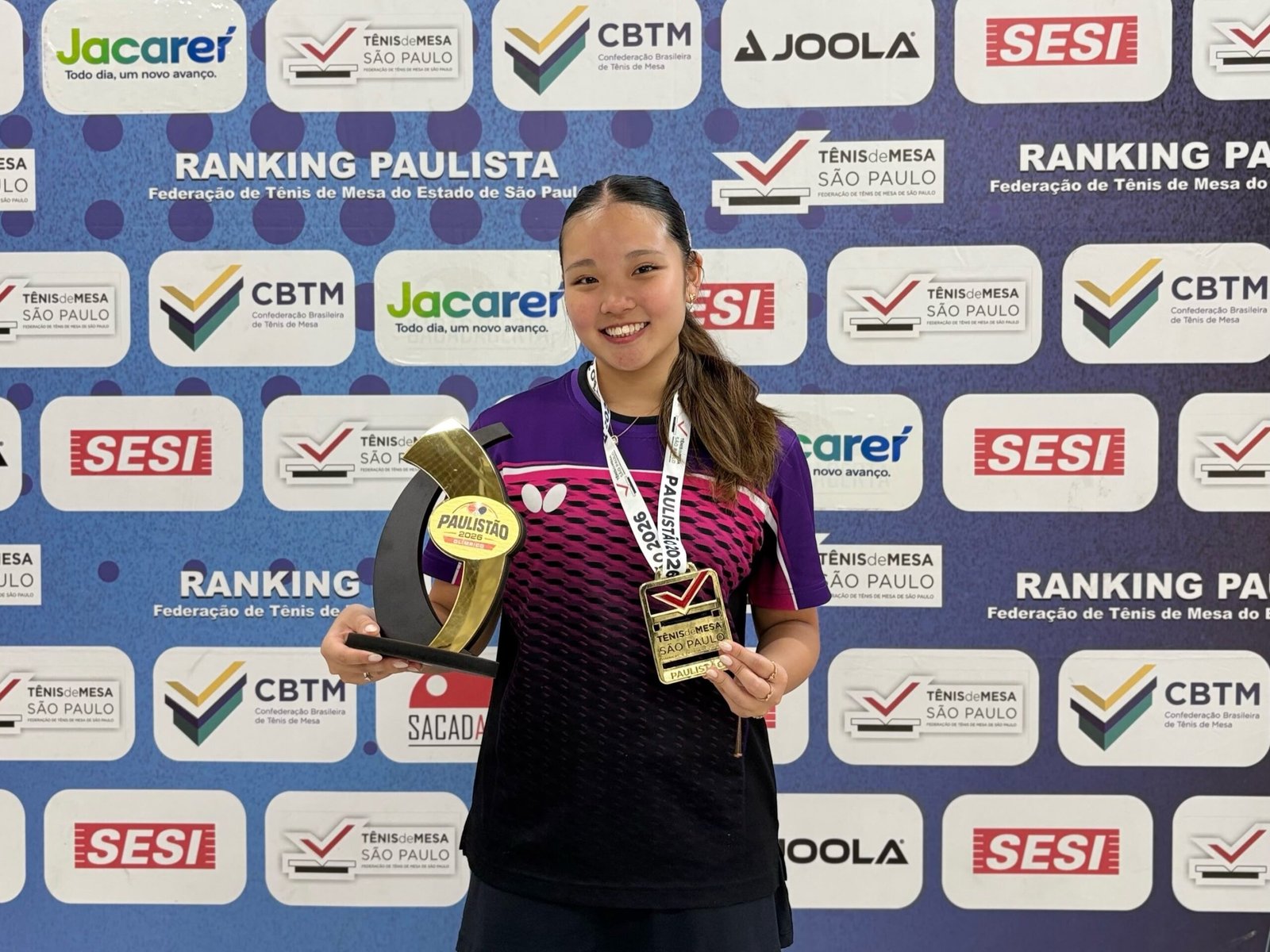Lana Ozeki conquista o Paulista de tênis de mesa e garante vaga na seleção estadual