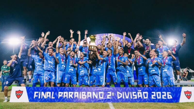 Média de 3 gols por jogo e campeão invicto fora de casa: veja números da 2ª divisão do Paraibano 2026