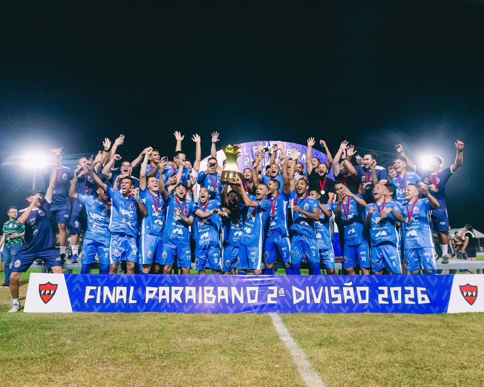 Média de 3 gols por jogo e campeão invicto fora de casa: veja números da 2ª divisão do Paraibano 2026