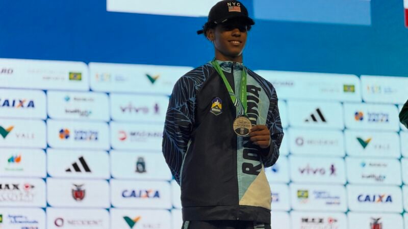 Com quase 200 atletas, Time Rondônia já conquista primeiro pódio nos Jogos da Juventude 2026
