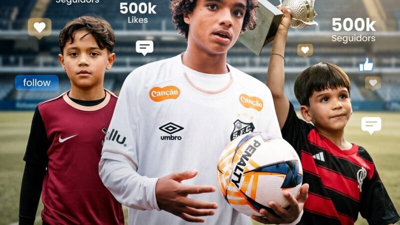 Talentos mirins viram fenômenos nas redes, faturam como gente grande e ligam alerta nos clubes