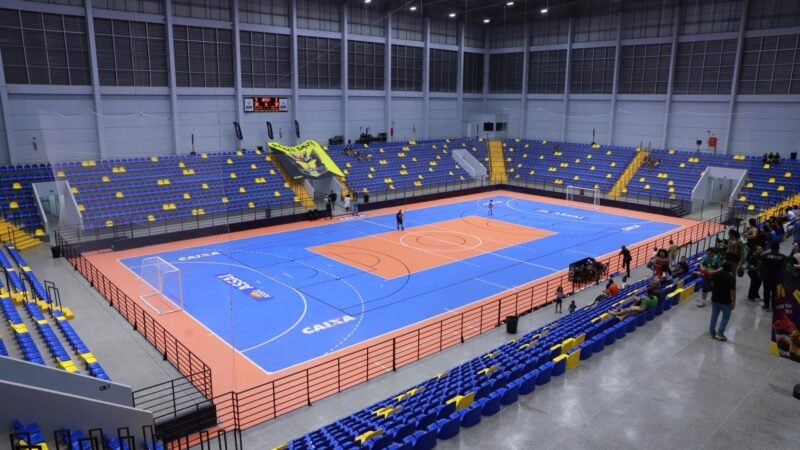 Sorriso-MT x Atlético-PI – jogo de ida das quartas de final do Campeonato Brasileiro de Futsal
