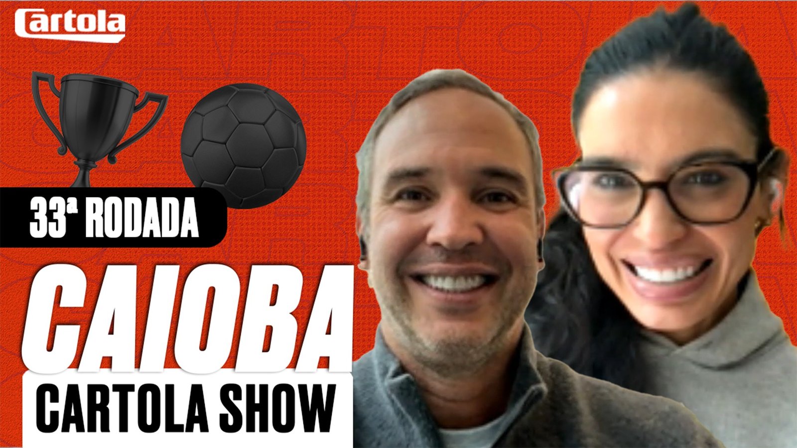 Caioba Cartola Show: Caio tenta espantar a má fase e encara Alline Calandrini na rodada #33