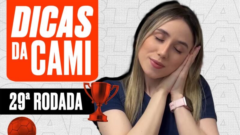 Dicas da Cami: influenciadora escala titulares de nove clubes em volta do Cartola na rodada #29 do Brasileirão