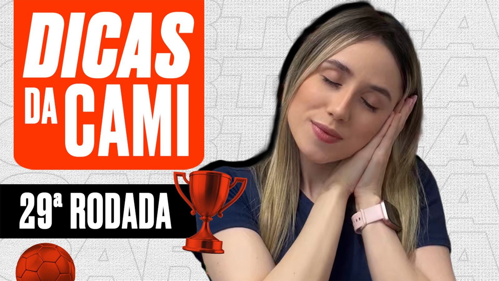 Dicas da Cami: influenciadora escala titulares de nove clubes em volta do Cartola na rodada #29 do Brasileirão