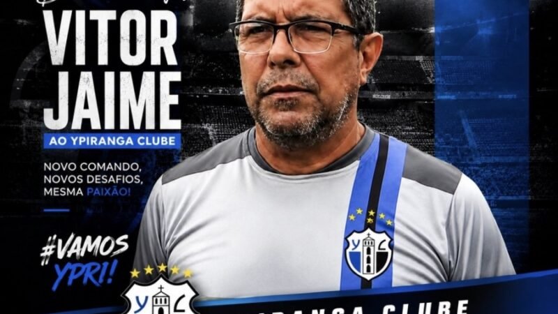 Ypiranga confirma Vitor Jaime como técnico para 2027